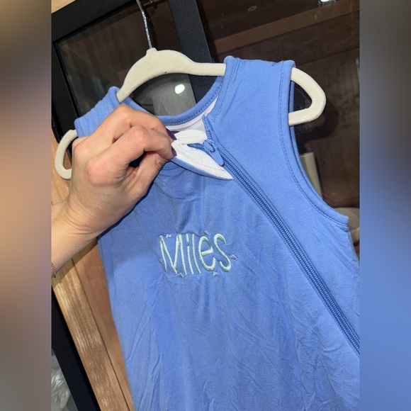 Kyte Baby sleeping sack bamboo Miles personalized embroidered 1.0 tog - Picture 3 of 6